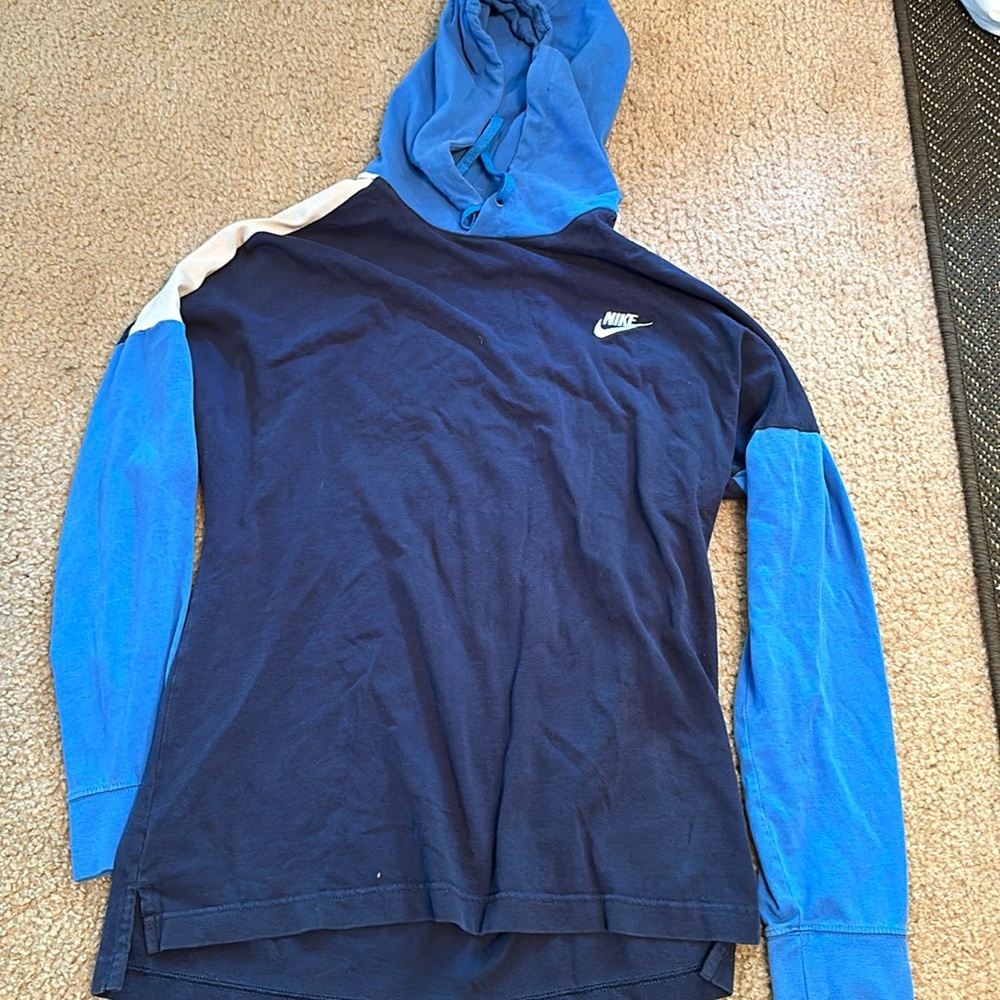 Nike color blocked hoodie